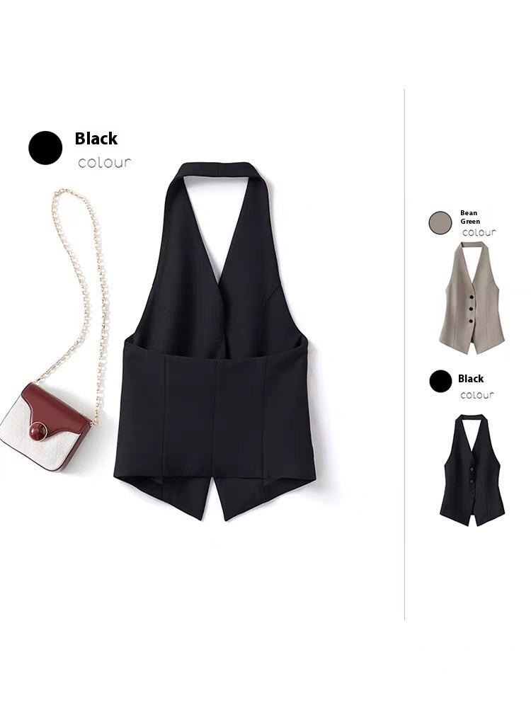 Halter Suit Vest