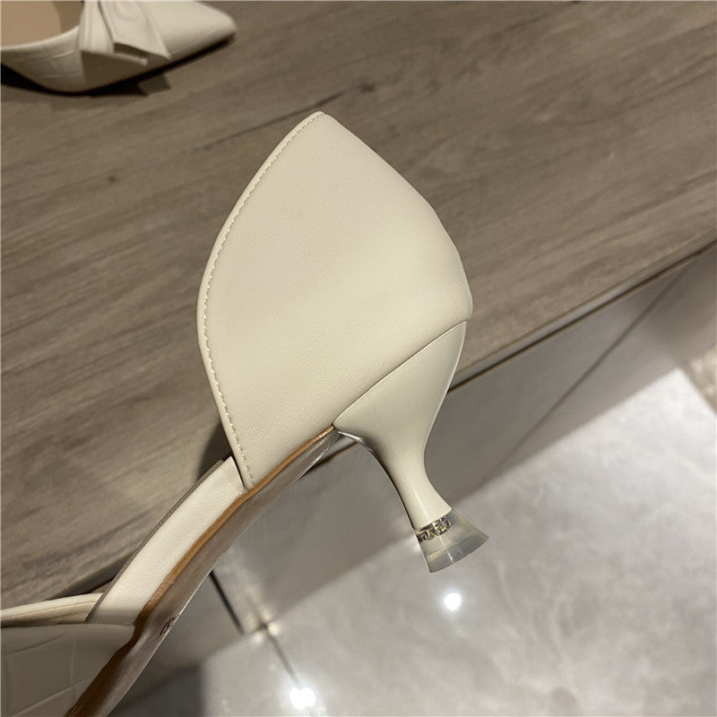 White French Small Heels