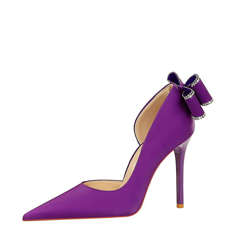 Pointed Toe Rhinestone Stiletto