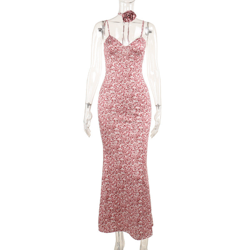 Three-dimensional Flower Dress
