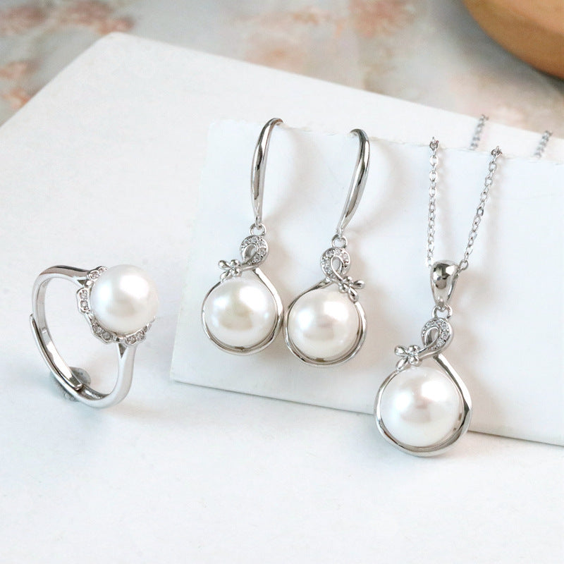 Pearl Set Silver