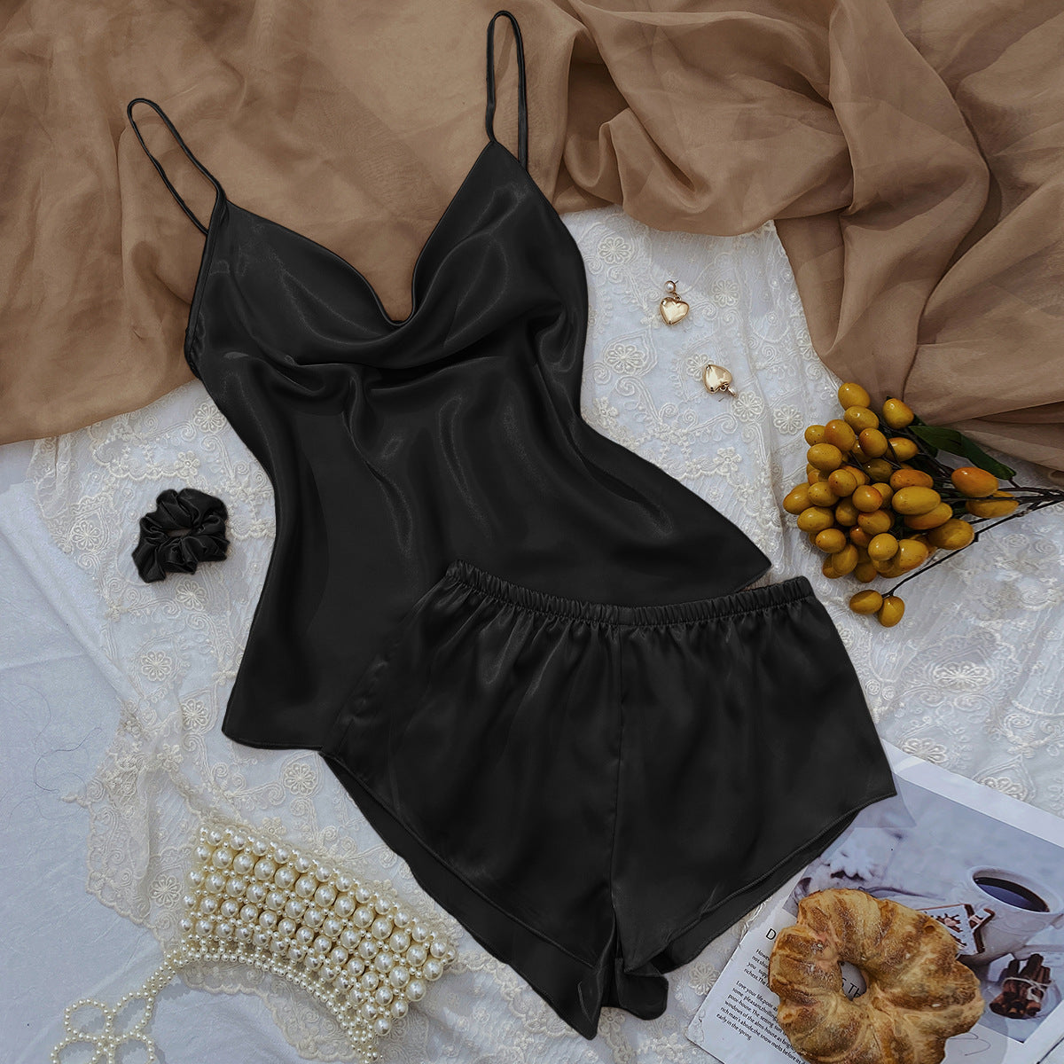 Suspender Shorts Suit