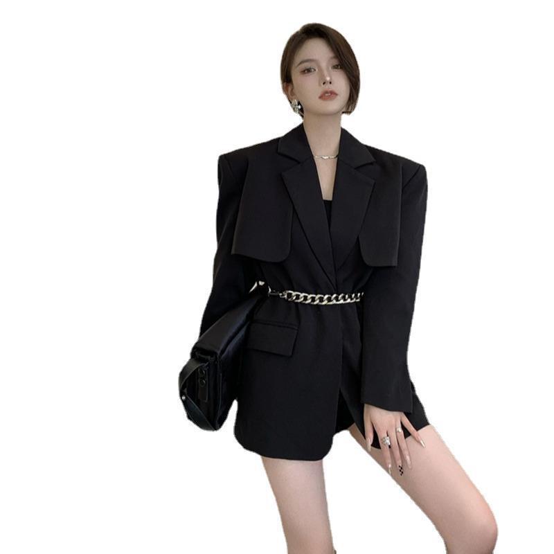 Suit Mid-length Retro Blouse