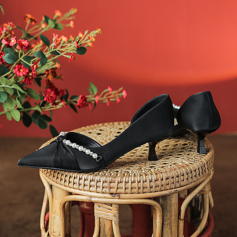 Elegant Satin High Heels