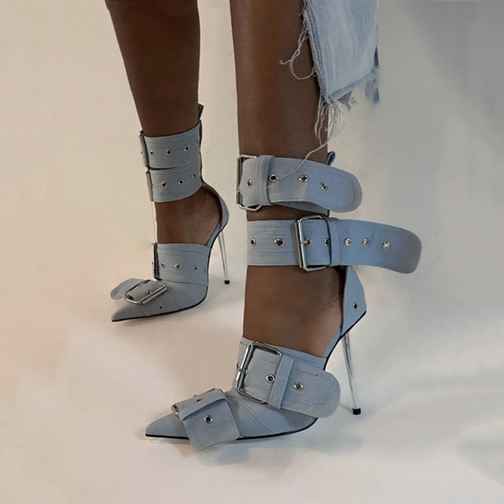 Modern Closed Toe High Heel