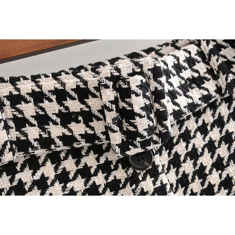 Long squared skirt