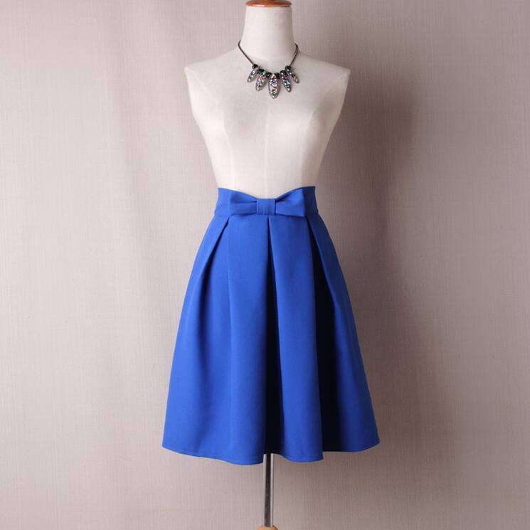 Solid color skirt