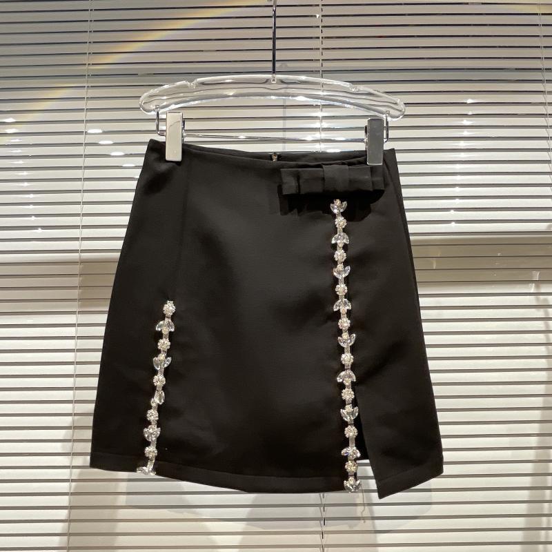 Large Rhinestone Slit Design