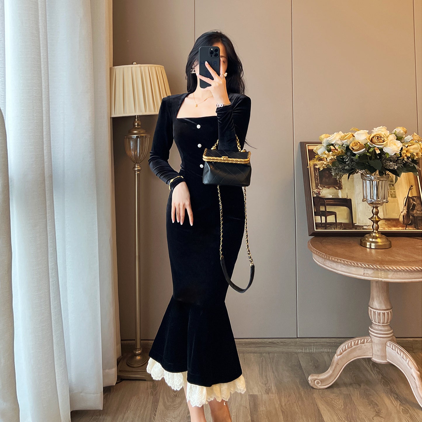 Wind Black Dress