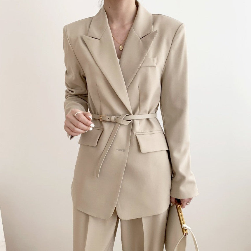 French Suit with Belt
