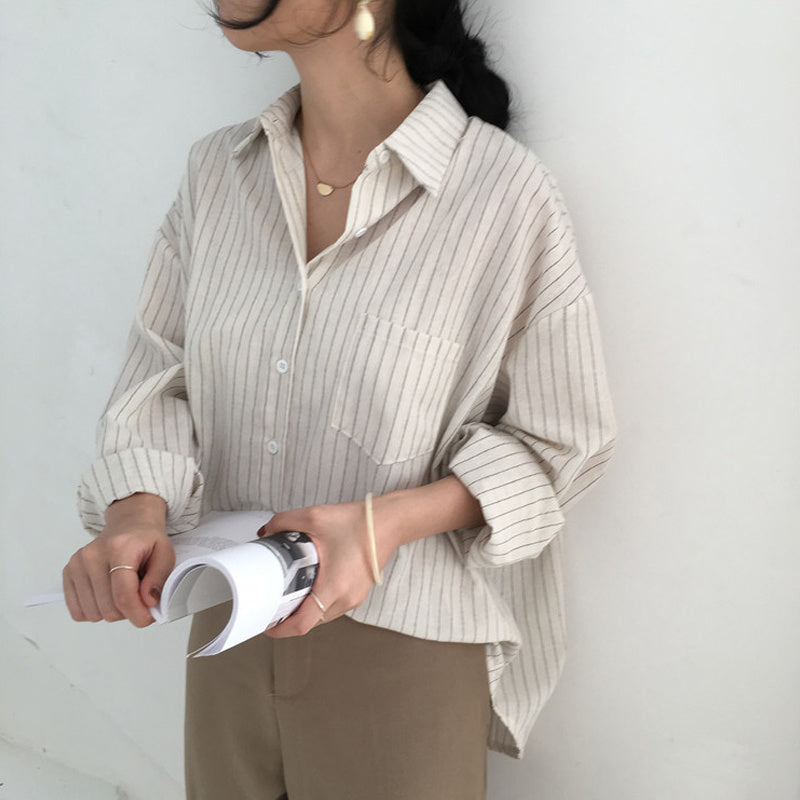 Pocket All-Match Blouse