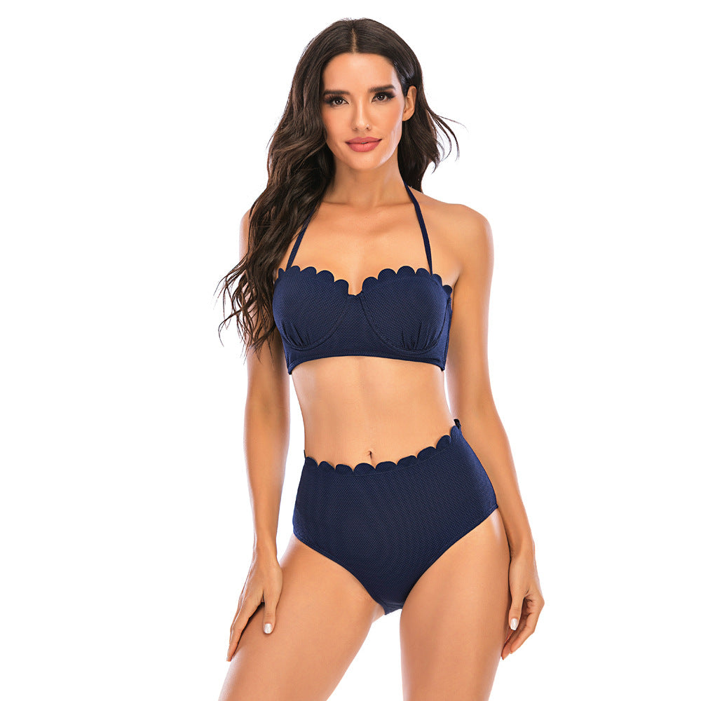 M Chic Boutique Hold Together European swimsuit featuring a stylish design and vibrant colors for summer beachwear.