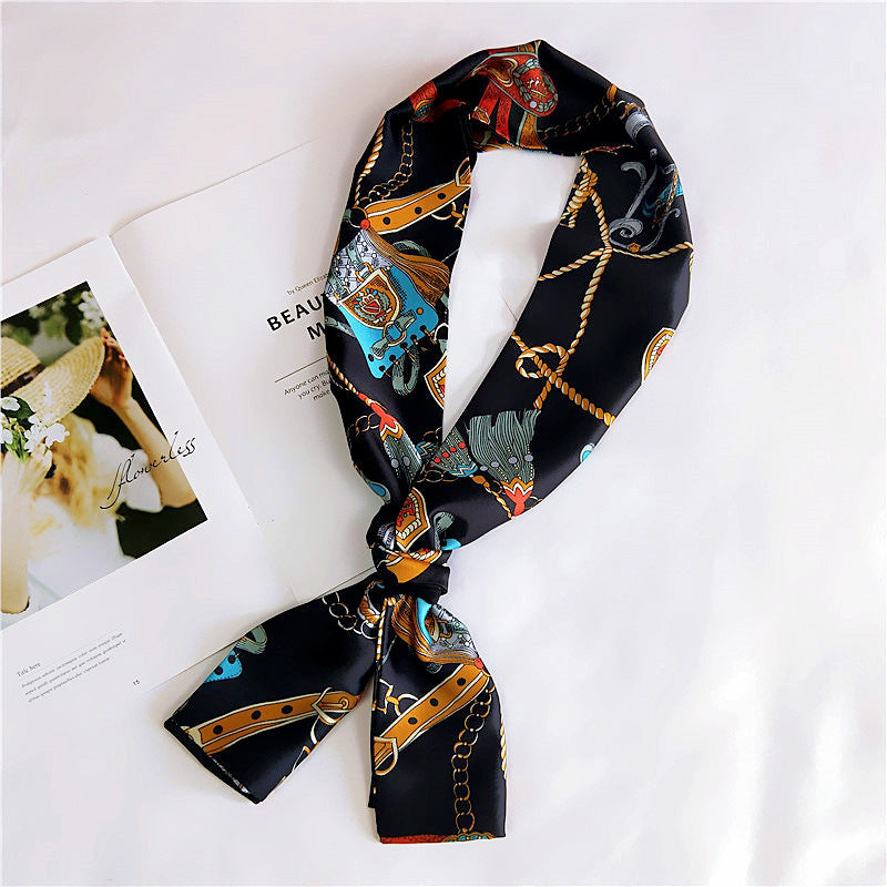 Silk Scarf Long Double-sided