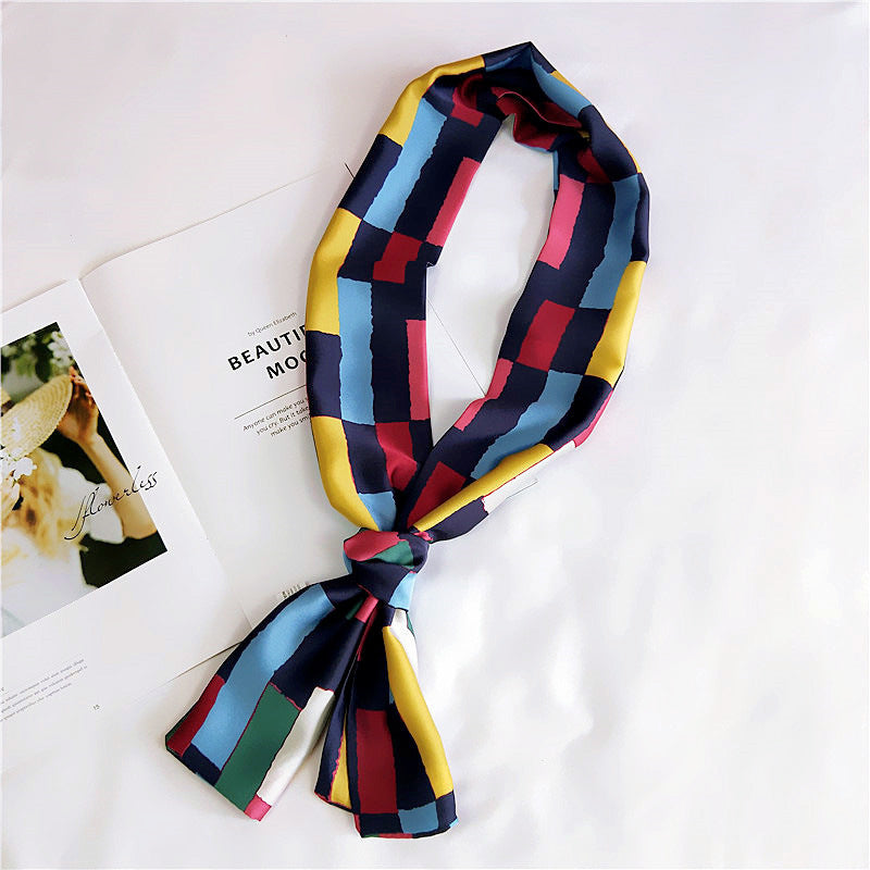 Silk Scarf Long Double-sided