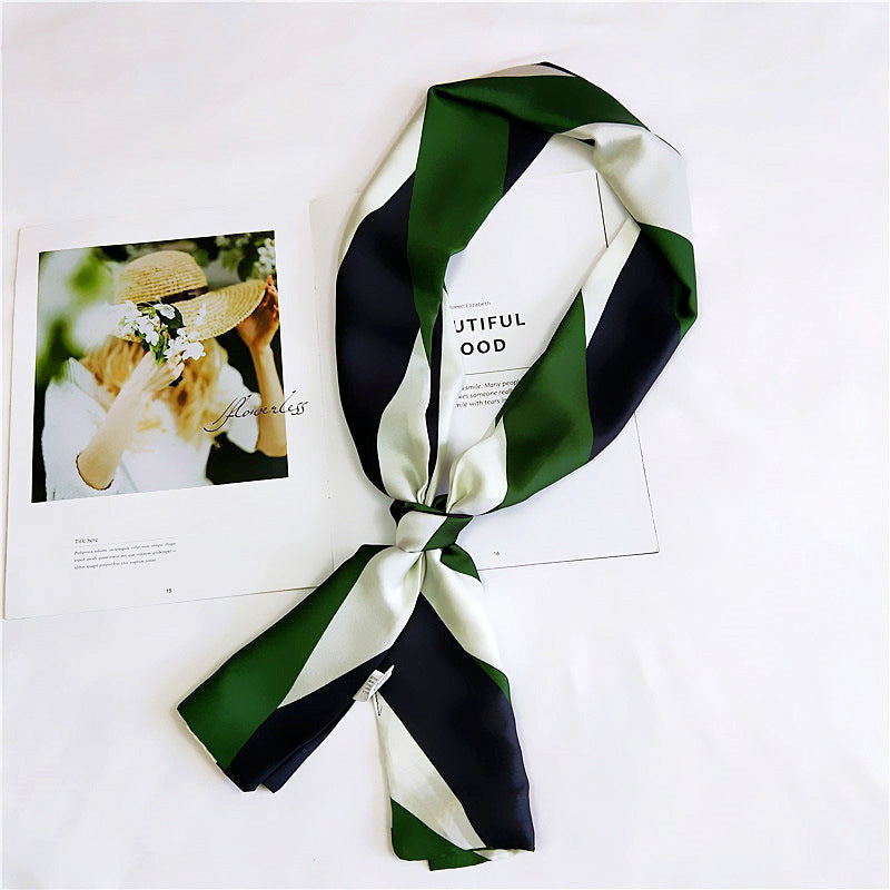 Silk Scarf Long Double-sided