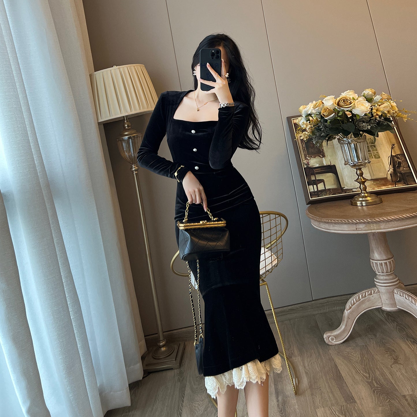 Wind Black Dress