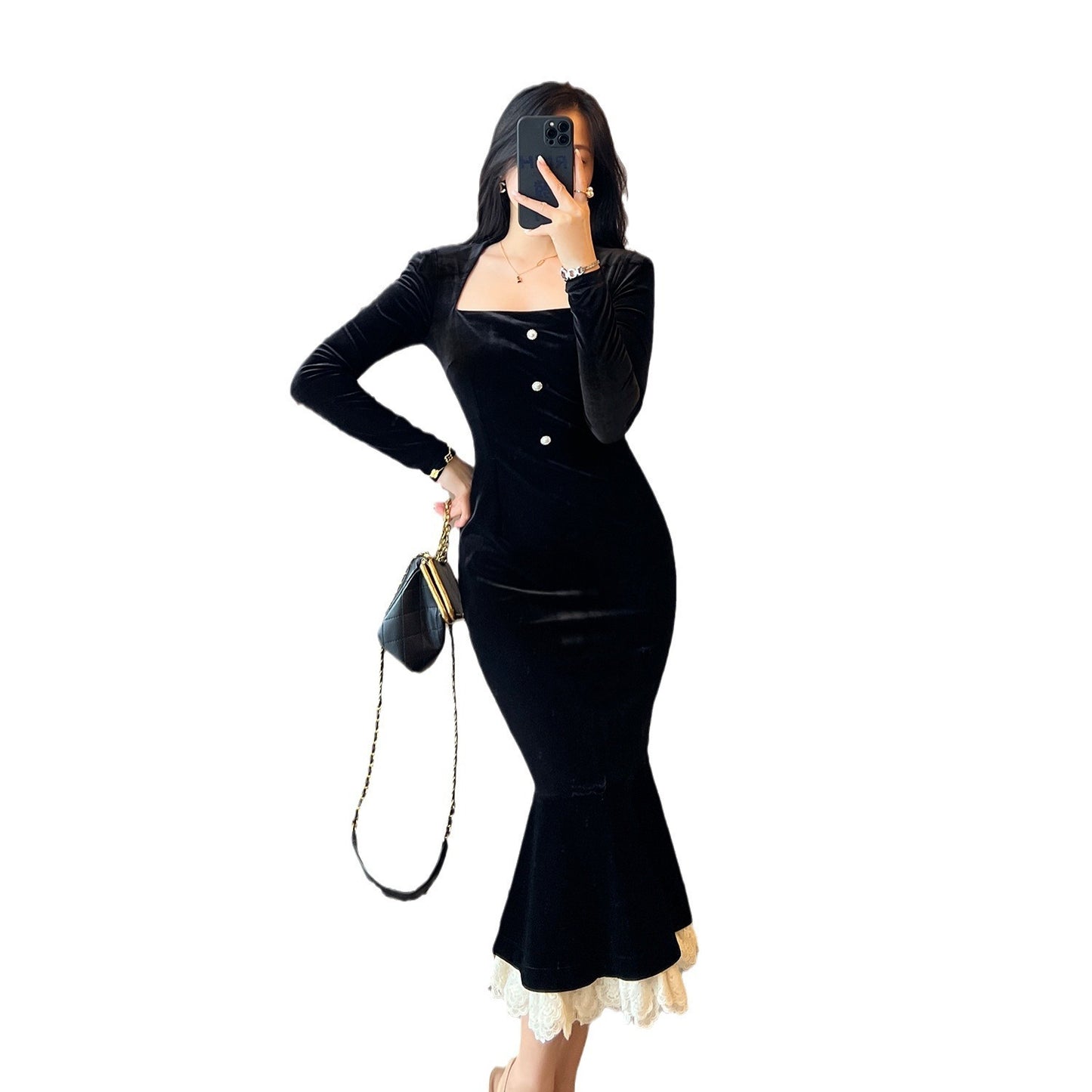 Wind Black Dress