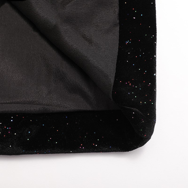 Slim long-sleeved suit jacket