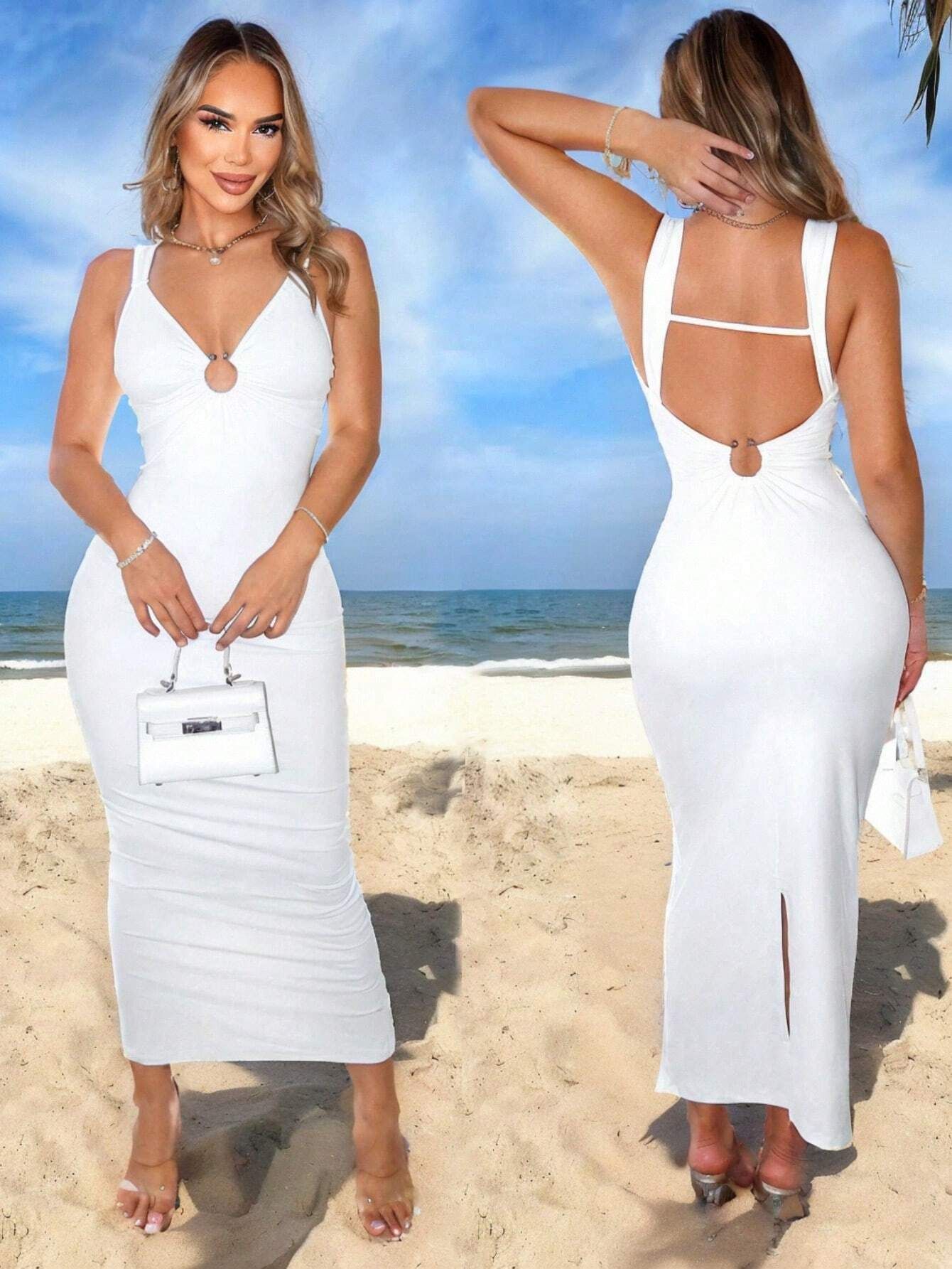 Vacation Style Long Dress