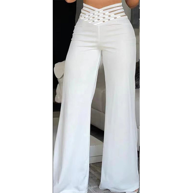 Transparent Mesh High Waist Pants