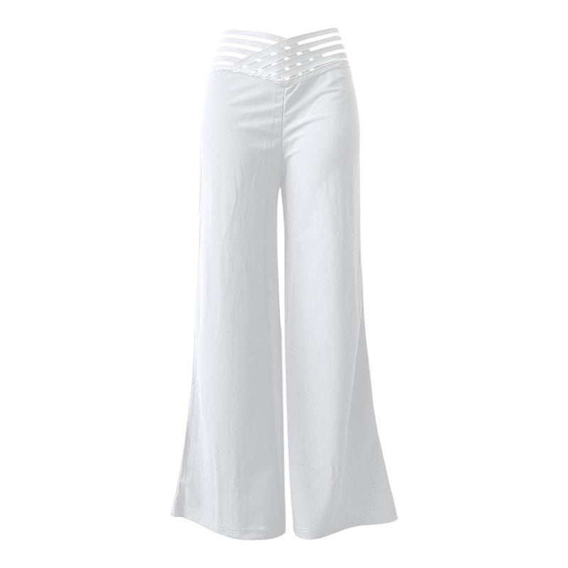 Transparent Mesh High Waist Pants