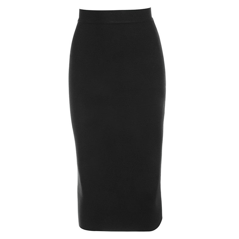Velvet Leather Skirt