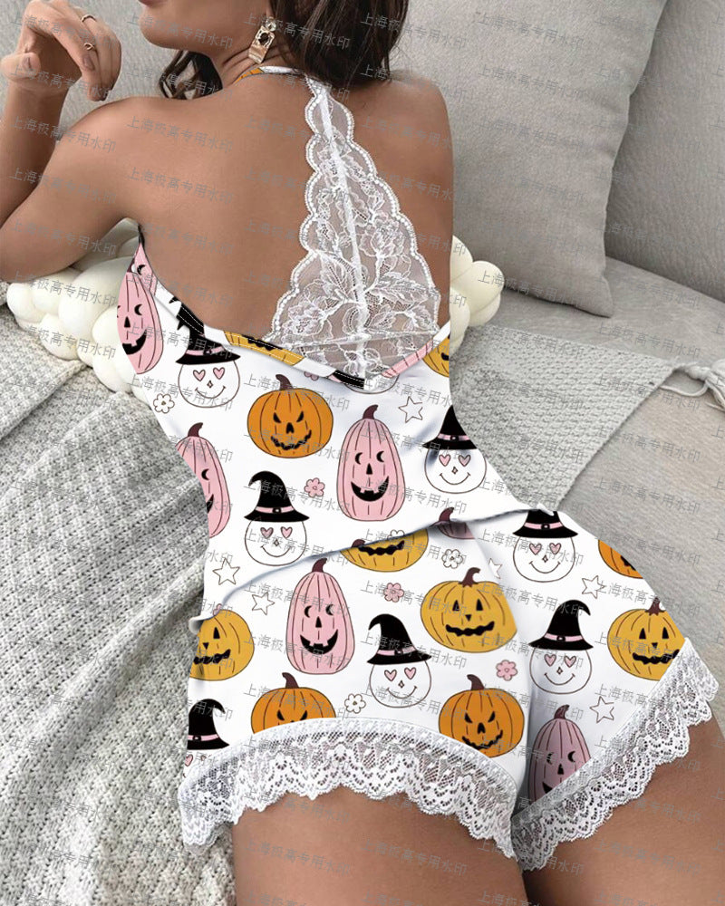 European Lace Stitching Underwear