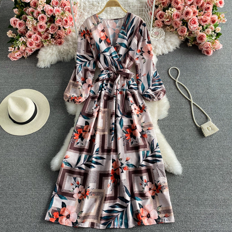 Elegant Long Sleeved Dress