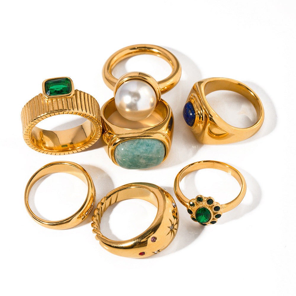 Trendy Style Zircon Ring For Women