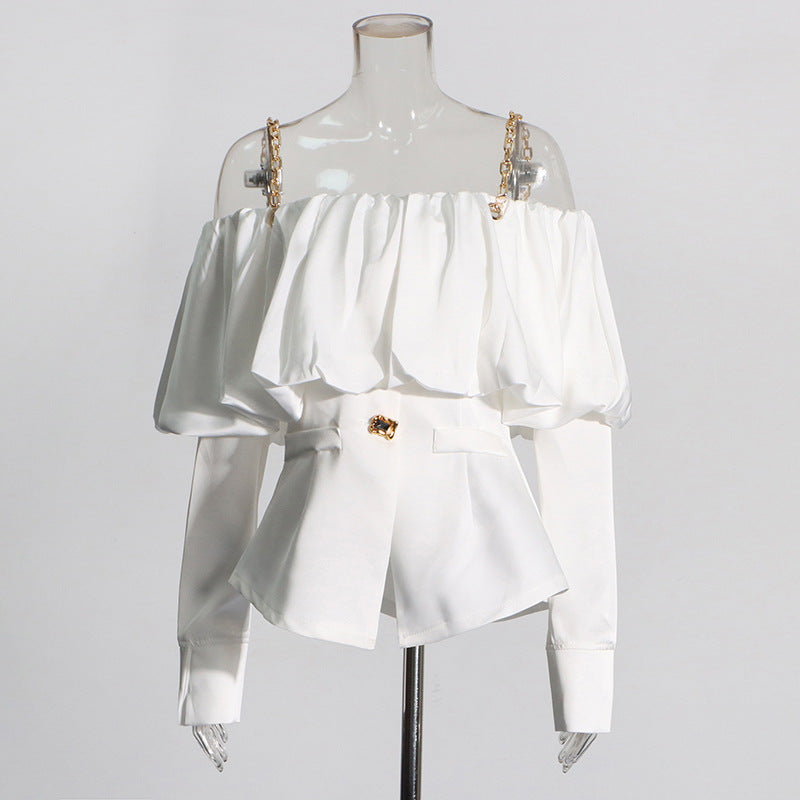 Off-shoulder Spaghetti Straps Top