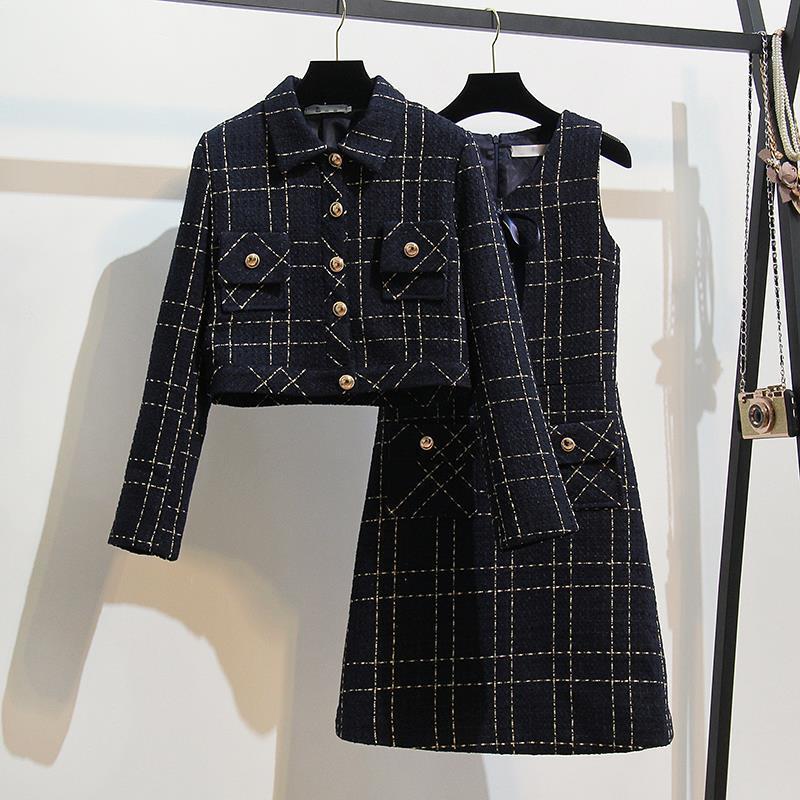 Fashion Socialite Dress Two-piece