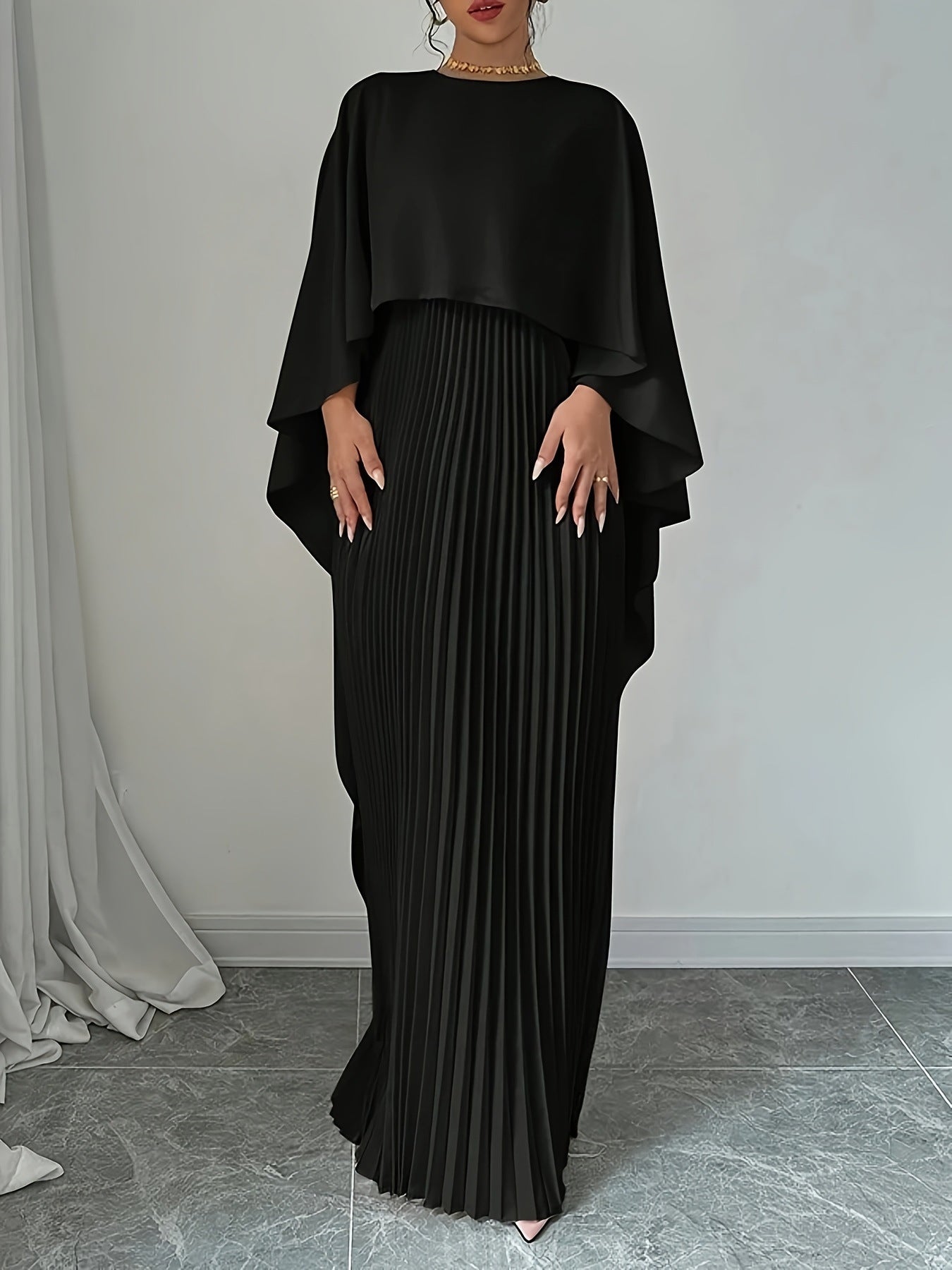 Loose Batwing Sleeve Dress