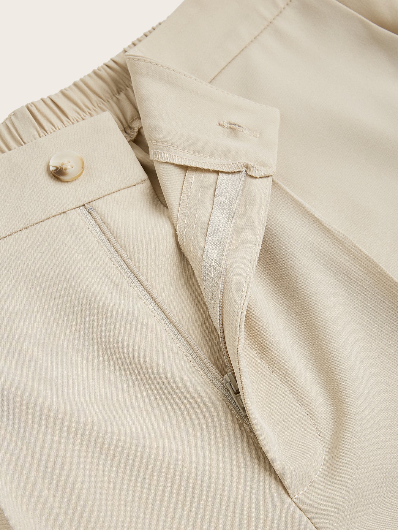 Plus Size High Waist Straight Leg Trousers - Elegant