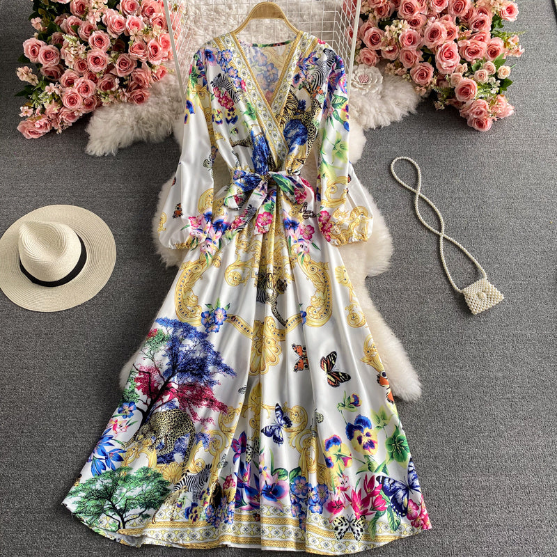 Elegant Long Sleeved Dress