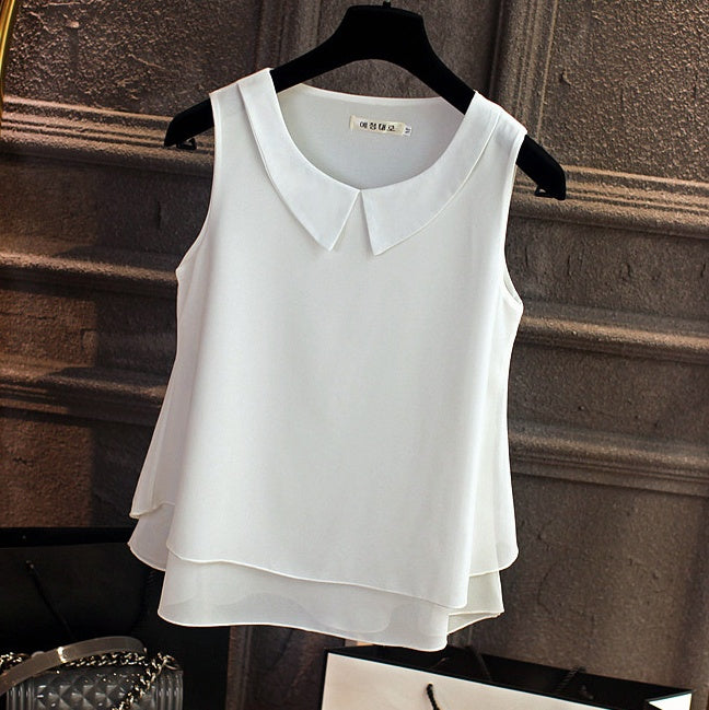 Sleeveless Office Shirt