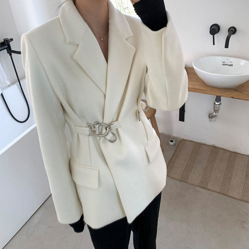 White Woolen Suit