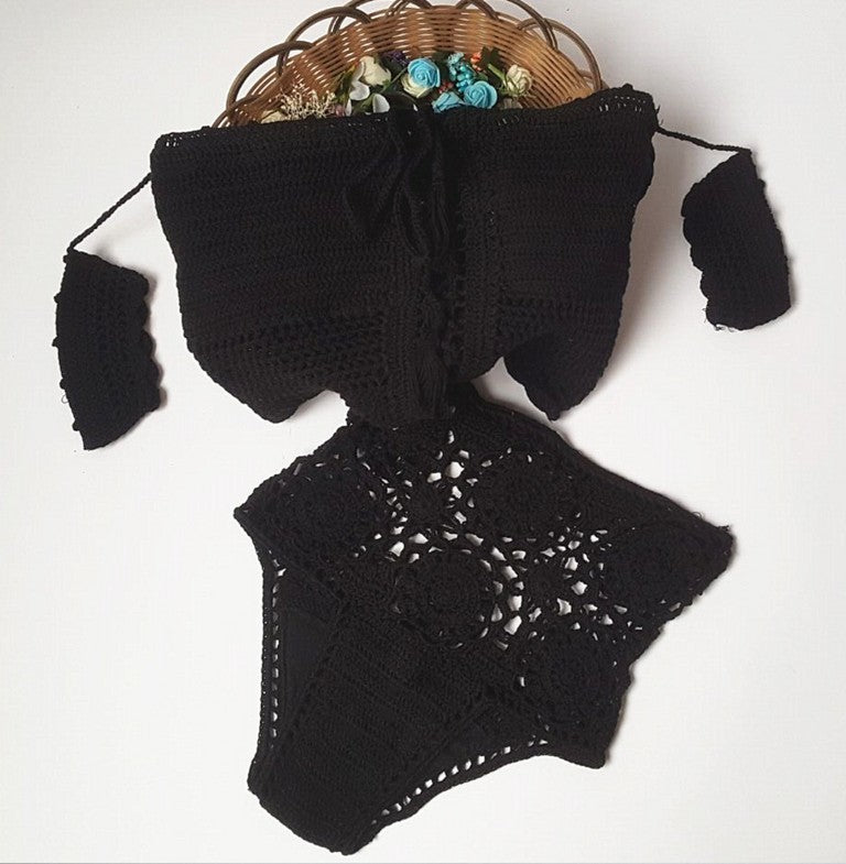 Knitted Swimwear Bikini Set