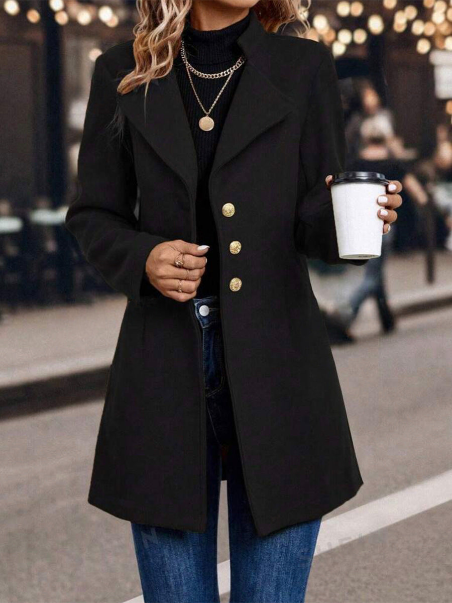 Slim Woolen Coat