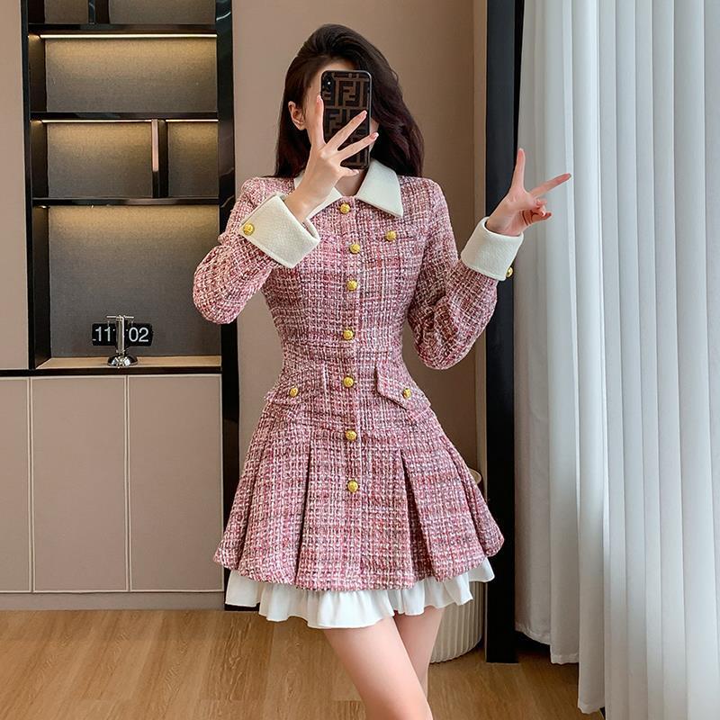French Classic Coars Dress