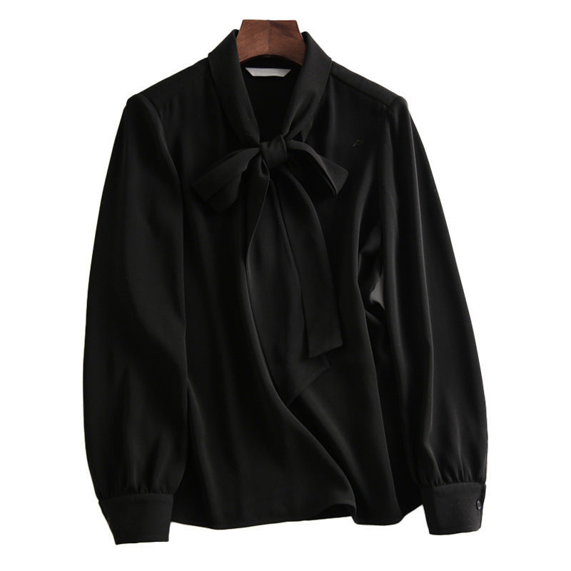 Simple And Elegant Chiffon Lace Professional Blouse