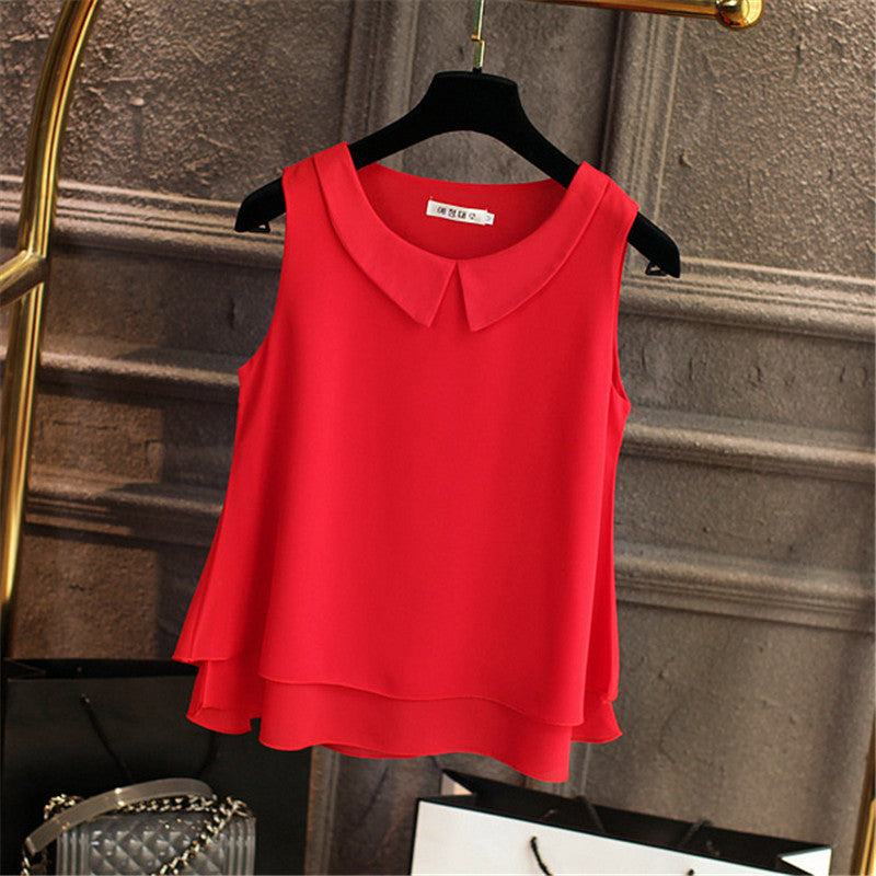 Sleeveless Office Shirt