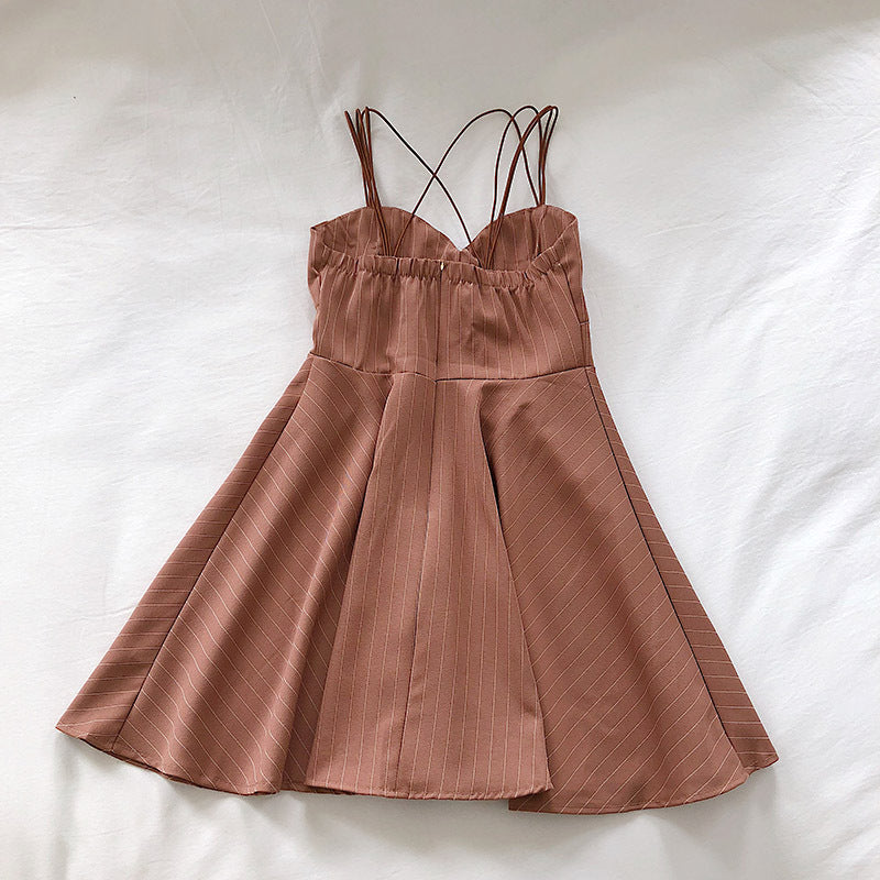Woman Backless Dress