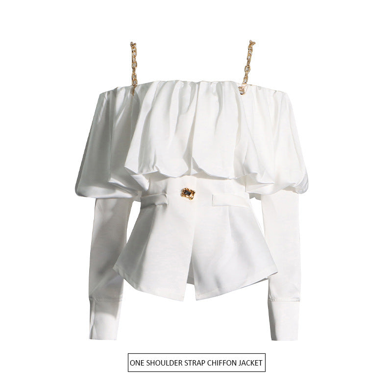 Off-shoulder Spaghetti Straps Top