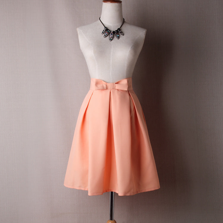 Solid color skirt