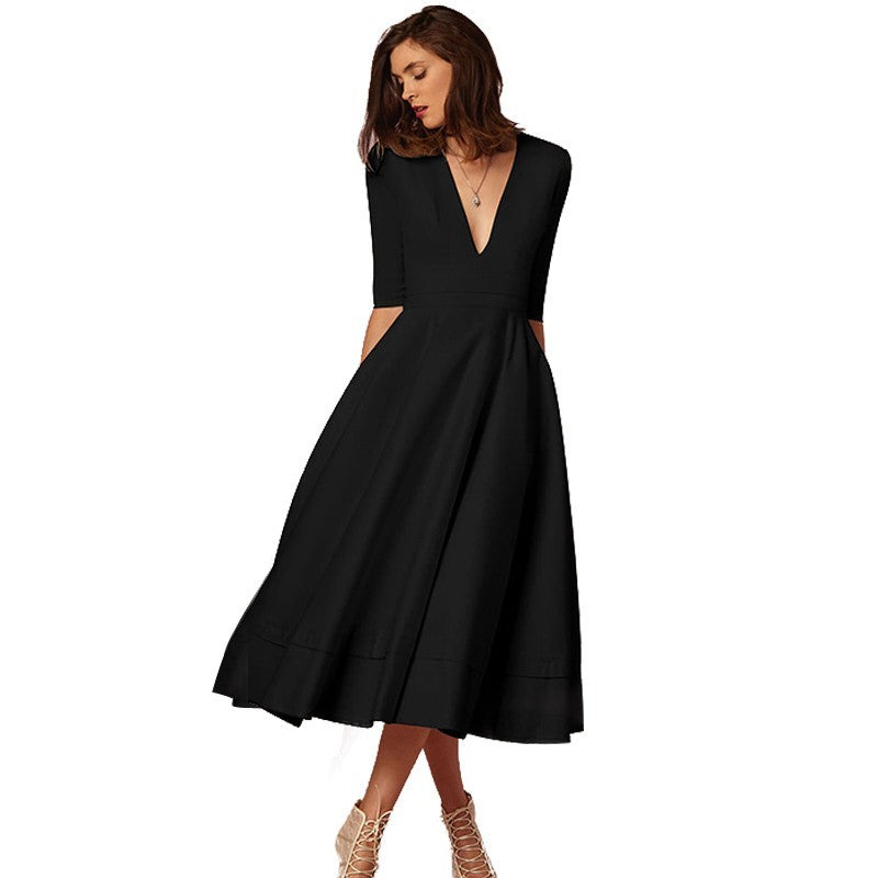 V-neck Dress