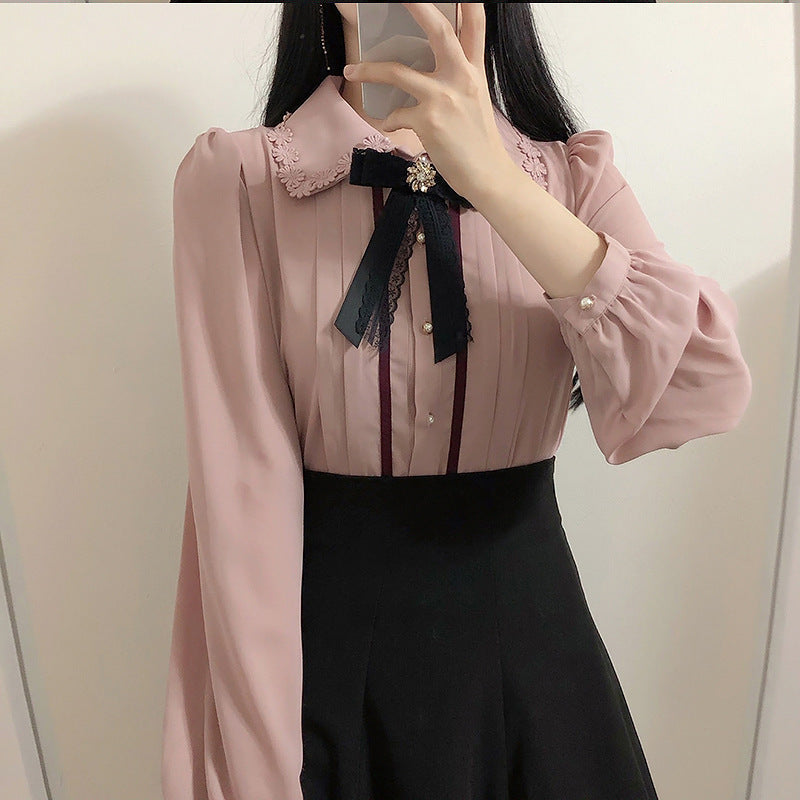 Long-sleeved Blouse