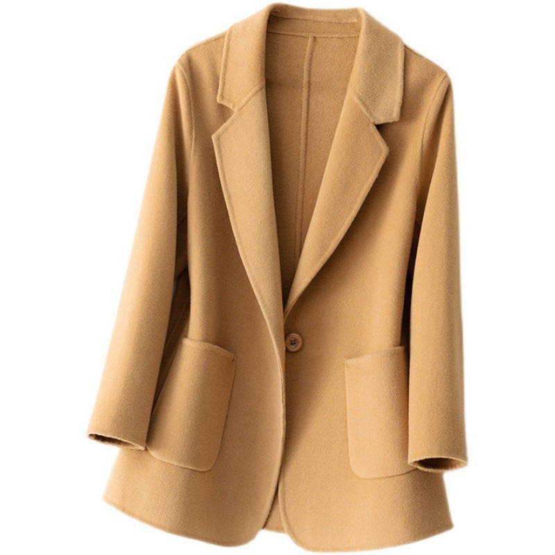 Wool Overcoat Double sided buttons