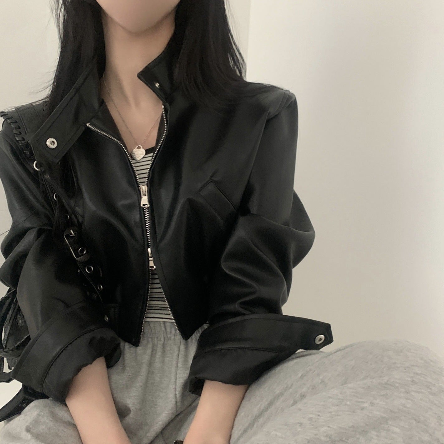 French Style Retro Design Zipped Jacket