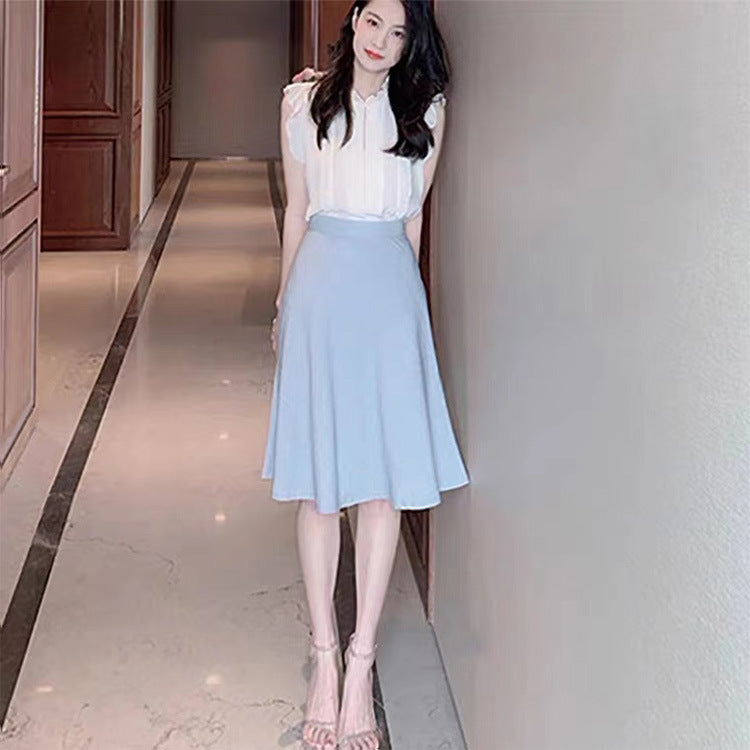 Silk White Chiffon Shirt