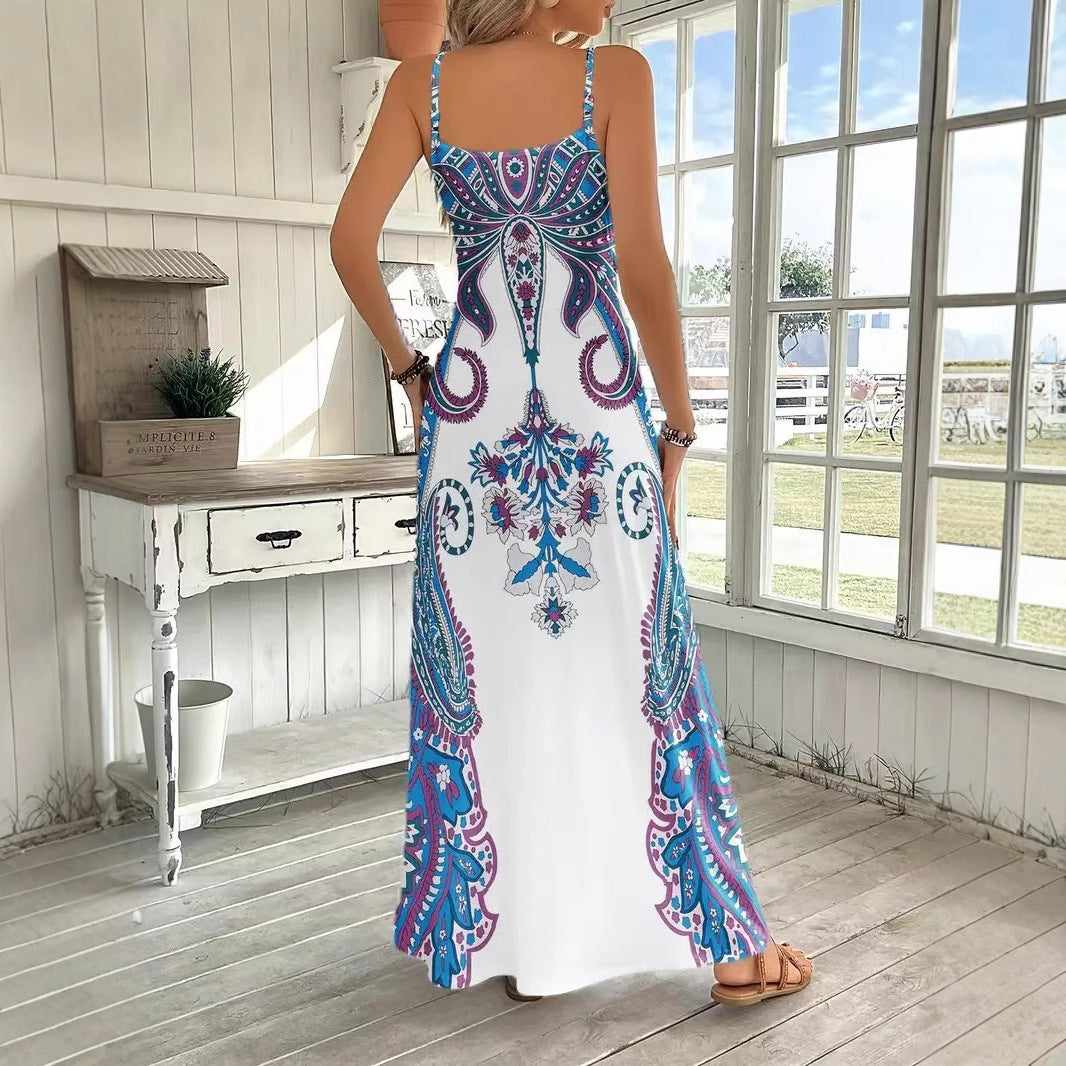 V-neck Sleeveless Jumpsuit